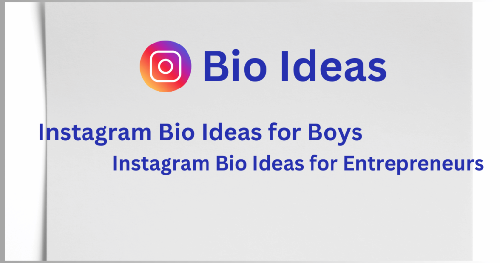 instagram bio ideas